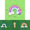 Miniature Soft Clay Rainbow Ecological Bottle Accessories
