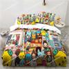 New Game Toca Life World Bedding Set Excavator Sheet King Twin Double Child Bedding Set Mircofiber or Polyester Duvet Cover Set