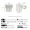 Hiker Outdoor Camping Cookware Teapot Set