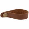 Brown Color Guitar Neck Strap Artificial Leather Material Guitar Strap Lock  For Guitars