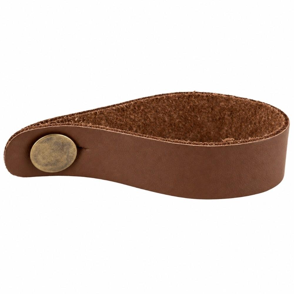Brown Color Guitar Neck Strap Artificial Leather Material Guitar Strap Lock  For Guitars