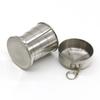 Stainless Steel Folding Telescopic Cup Folding Cup Outdoor Sports Camping Fishing Portable Water Cup Hiking