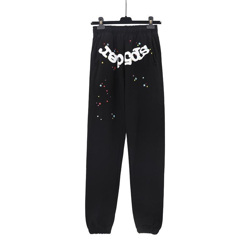 High-Quality Spider Web Foam Print Hoodie Loose Fit Streetwear Sweatshirt Young Men