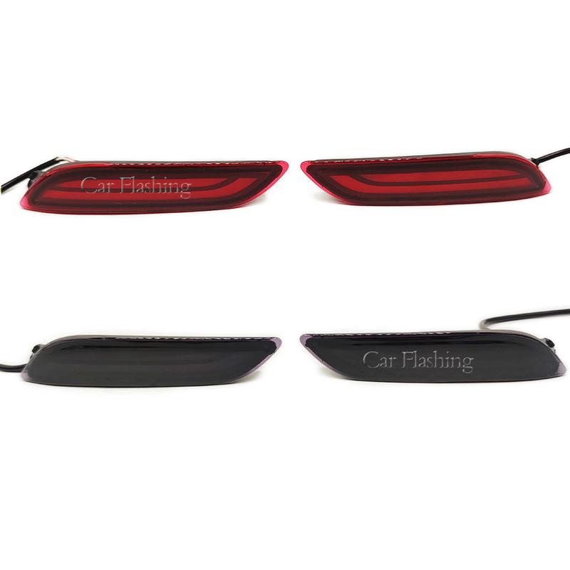 LED Rear bumper reflector light tail brake light fog lamp Dynamic Turn Signal For Toyota Camry2018 2024