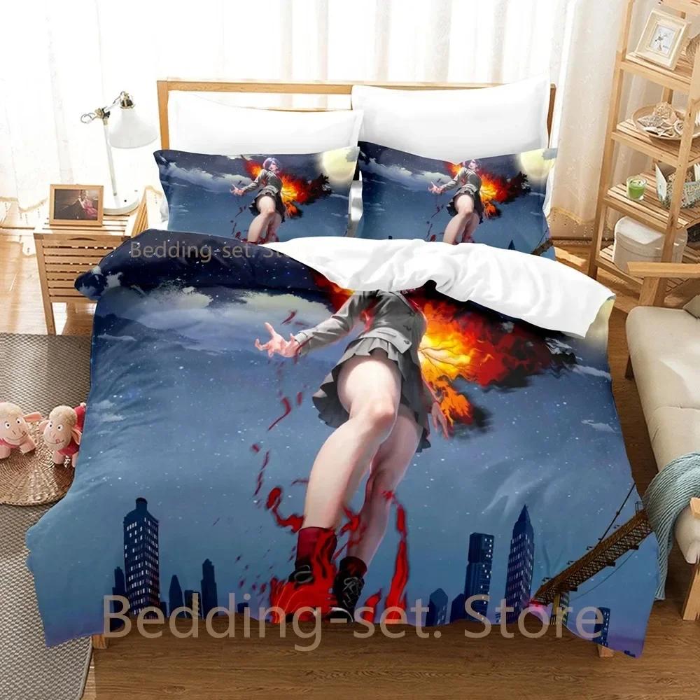 Tokyo Ghoul Touka Kirishima Bedding Set Single Twin Full Queen King Size Bed Set Adult Kid Bedroom Duvetcover Sets Anime