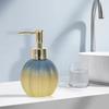 Ceramic Soap Dispenser Manual Lotion Pump for Harvest Sink Styling, Seasonal Bathroom and Kitchen Counter Accent