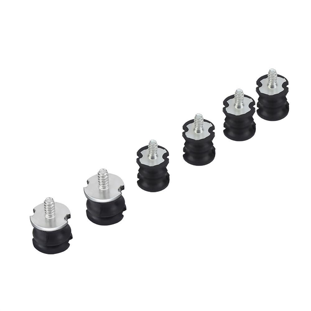 

6pcs Black AV Isolator Buffer Mounts Easy to Install Replacement Parts Chainsaw Maintenance