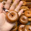 Taihang Aged Cypress Bread Ring Pendant with High-Density Medicinal Fragrance - 5.0 Edition