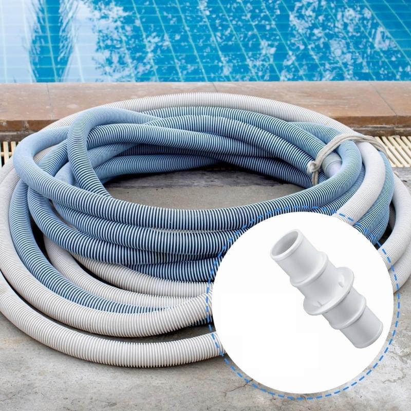 4PCS Hose Adapter Pool Cleaner Adapter Pool Hose Conversion Kit Swimming Pool Hose Converters Plastic Hose Fittings