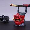 Oni Samurai Maske Spielcontroller Halter Harz Gamepad Halter Schreibtisch Dekorationsornament für PS5 Xbox Controller