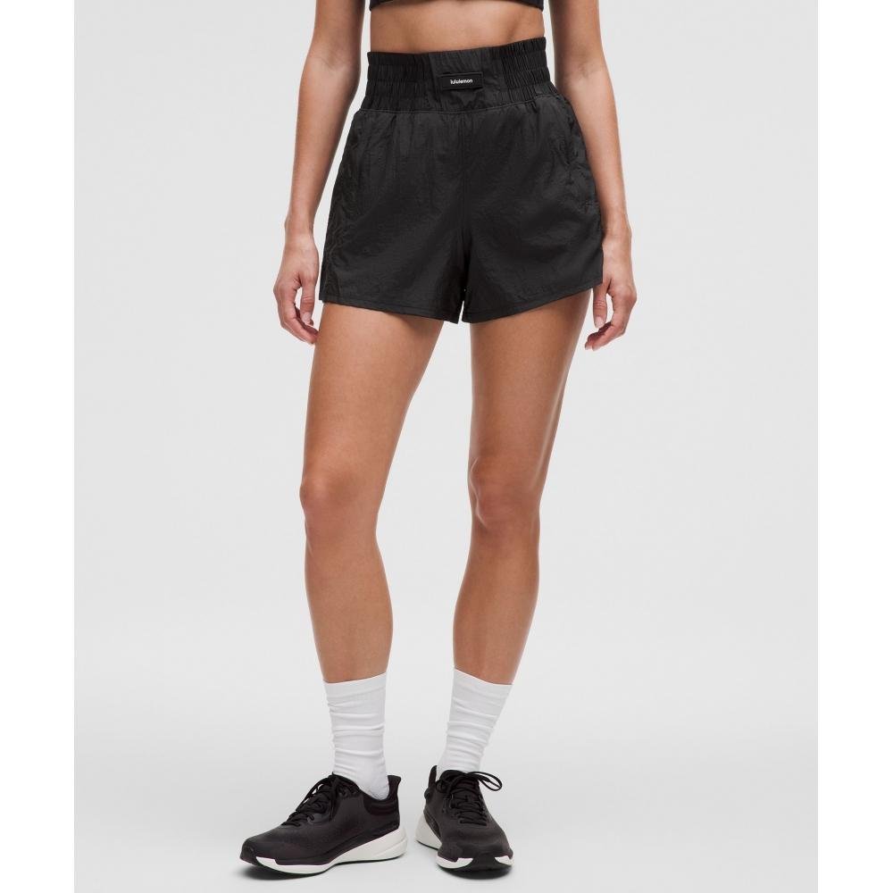 

Lululemon Lightweight Super High Rise Training Short 4 Black 8
