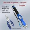 Portable Multifunctional Fishing Pliers: Stainless Steel Line Cutter, Split Ring Opener, Hook Remover