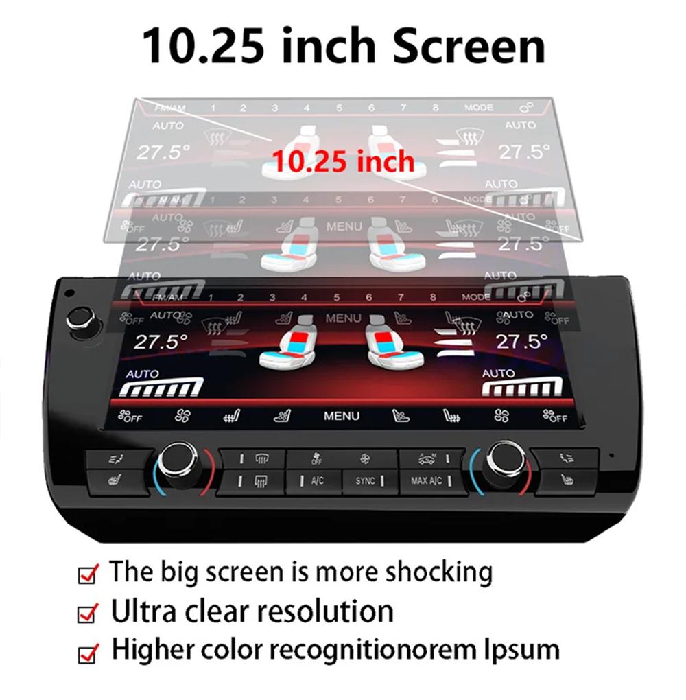 Air Condition Control System A/C Touch Screen for BMW X5 F15 2014-2018 10.25''