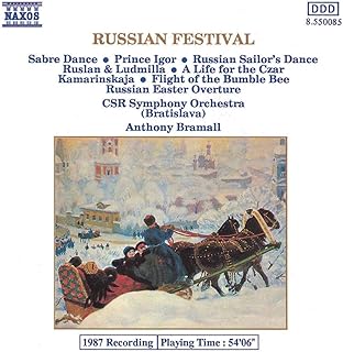 

CD KHACHATURIAN BORODIN GLIERE G Russisches Festival 8550085 Naxos 1992 UK Classical Used