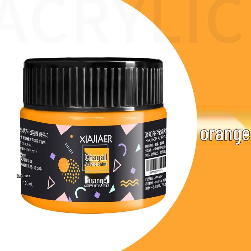 Acrylic Paint 100ml for Hand-painted Art: Wall, Graffiti, Stone, T-shirt - 38 Vibrant Colors