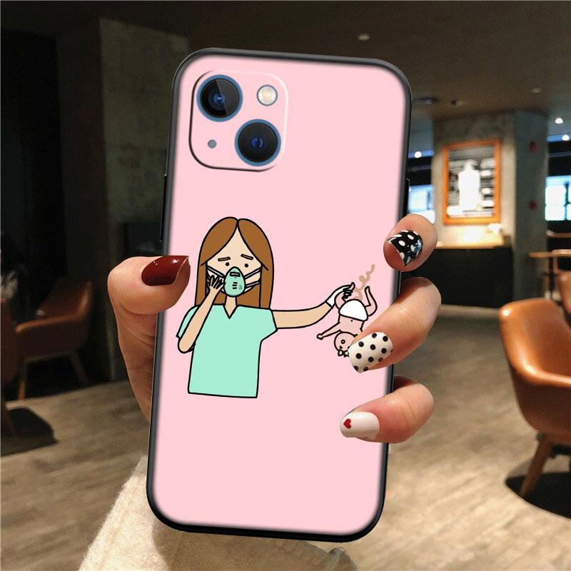 Arzt Krankenschwester Muschel Handyhülle für Samsung Galaxy A11 A12 A13 A15 A52S A53 A55 A56 A70 A71 A72 A73 F06 F16 F56 S10 Plus S10e
