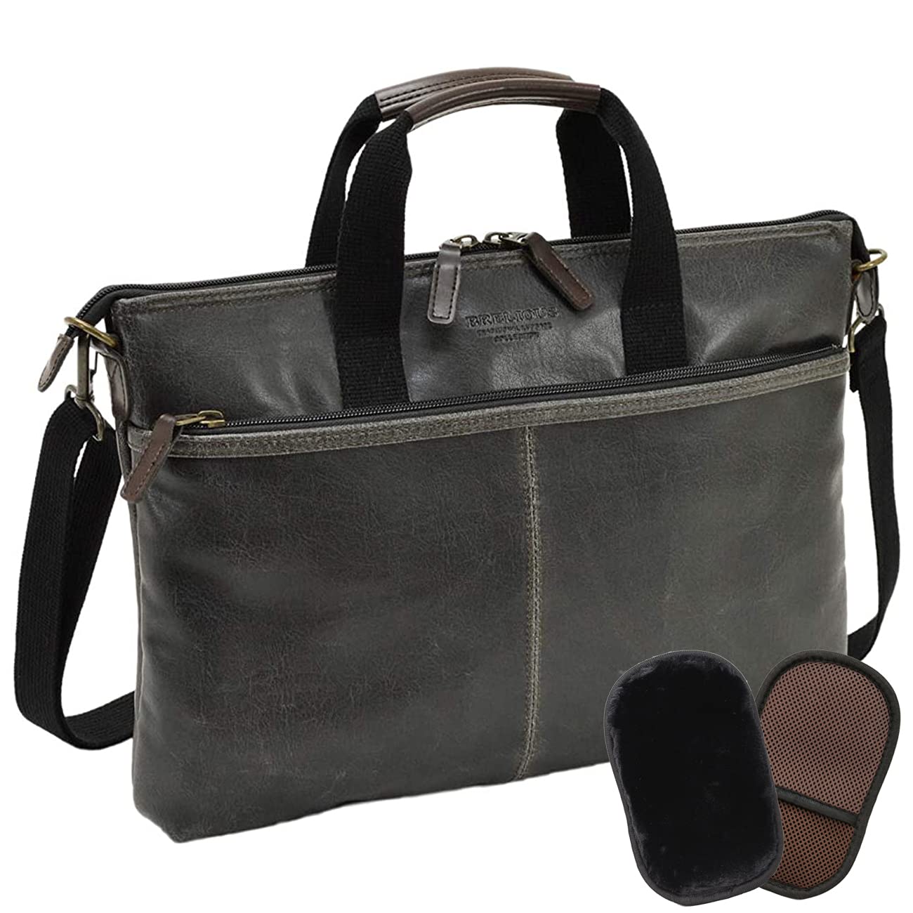 

Toyooka Craftsmanship Domestic Shoulder Bag A4 Original Grade Shearling Gloves [Hirano Bag] + (Black)