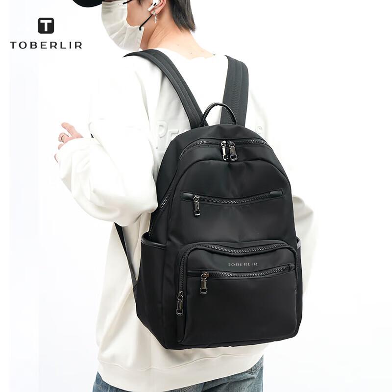 Tuoboli Men's Large Capacity Business Travel Laptop Backpack