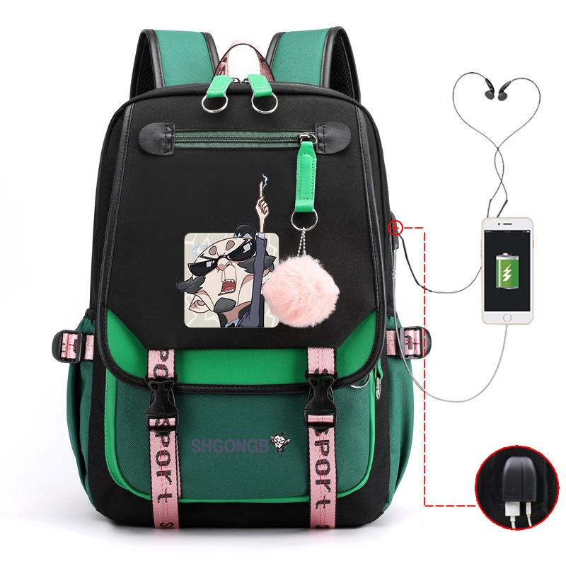 Movie Shengong Leopard Shiji Empress Cartoon School Bag Primary and Secondary School School Bag Large Capacity Campus Versatile Leisure Backpack