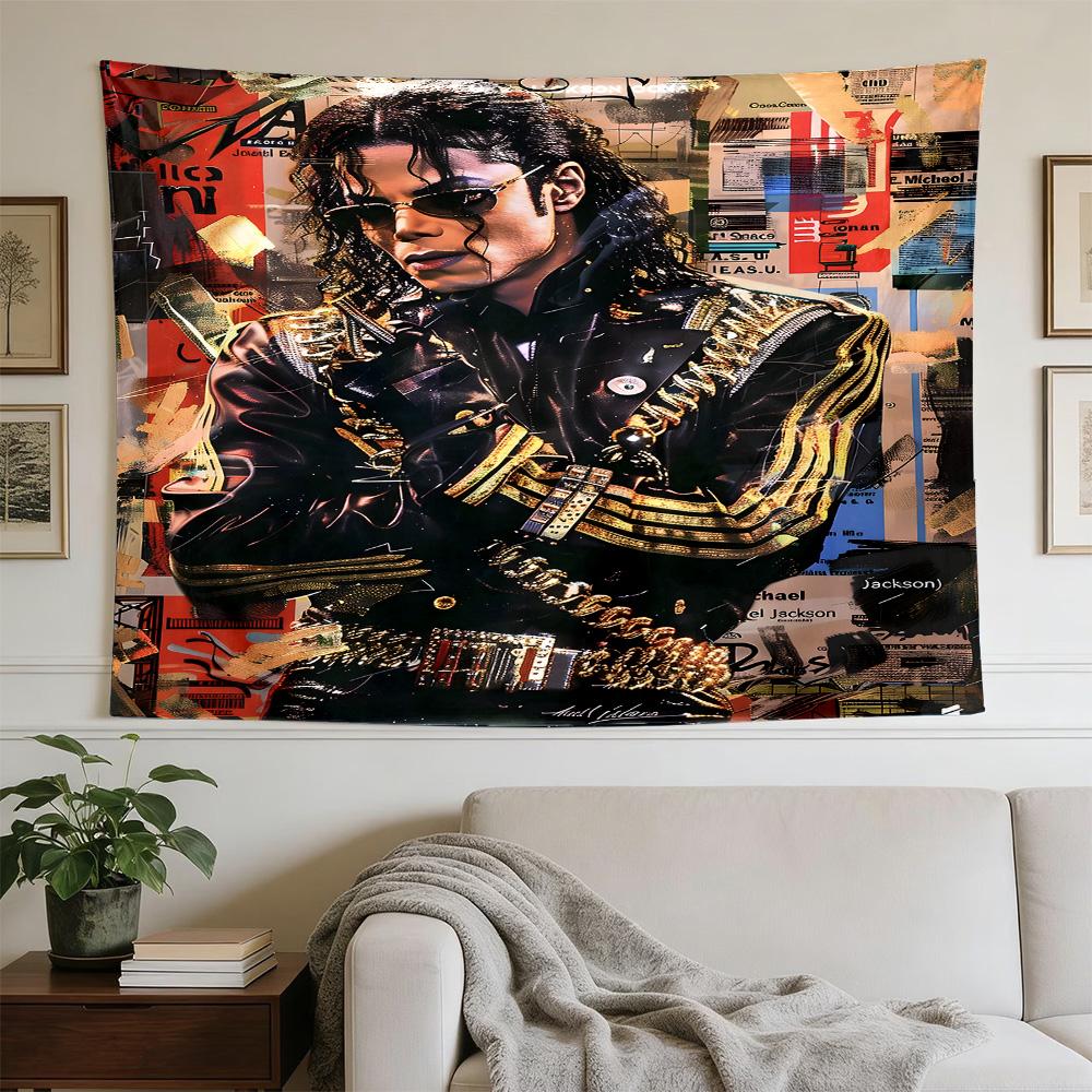 Moonwalk Dance Legend Large Wall Tapestry,Ideal for Office Backdrops, Holiday Gifts, Home Decor (Living Room, Bedroom, Dorm, Parties), and Outdoor Cel