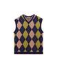 Instantfunk Ms Jacquard Knit Vest - Navy