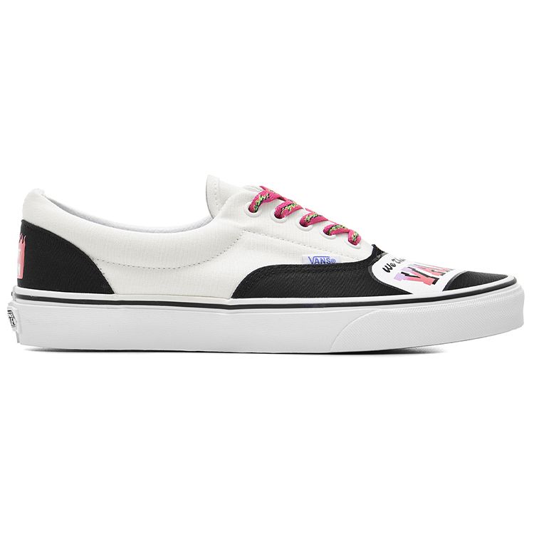 Vans Era Supermarkt Kollektion Trendige Vielseitige Lässige Niedrige Skate-Schuhe Unisex Sneaker Schwarz Weiß VN0A54F140L