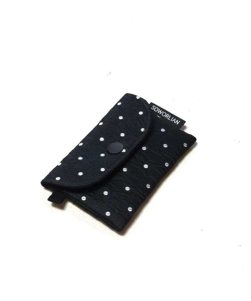 Soworlian Simple Card Wallet_Jqd Dot Black