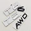 3D Metal Emblem for Car T5 T6 AWD Logo Rear Trunk Adhesive for Volvo S90 S60 V90 V60 XC90 XC60 T6 T5 AWD Accessories