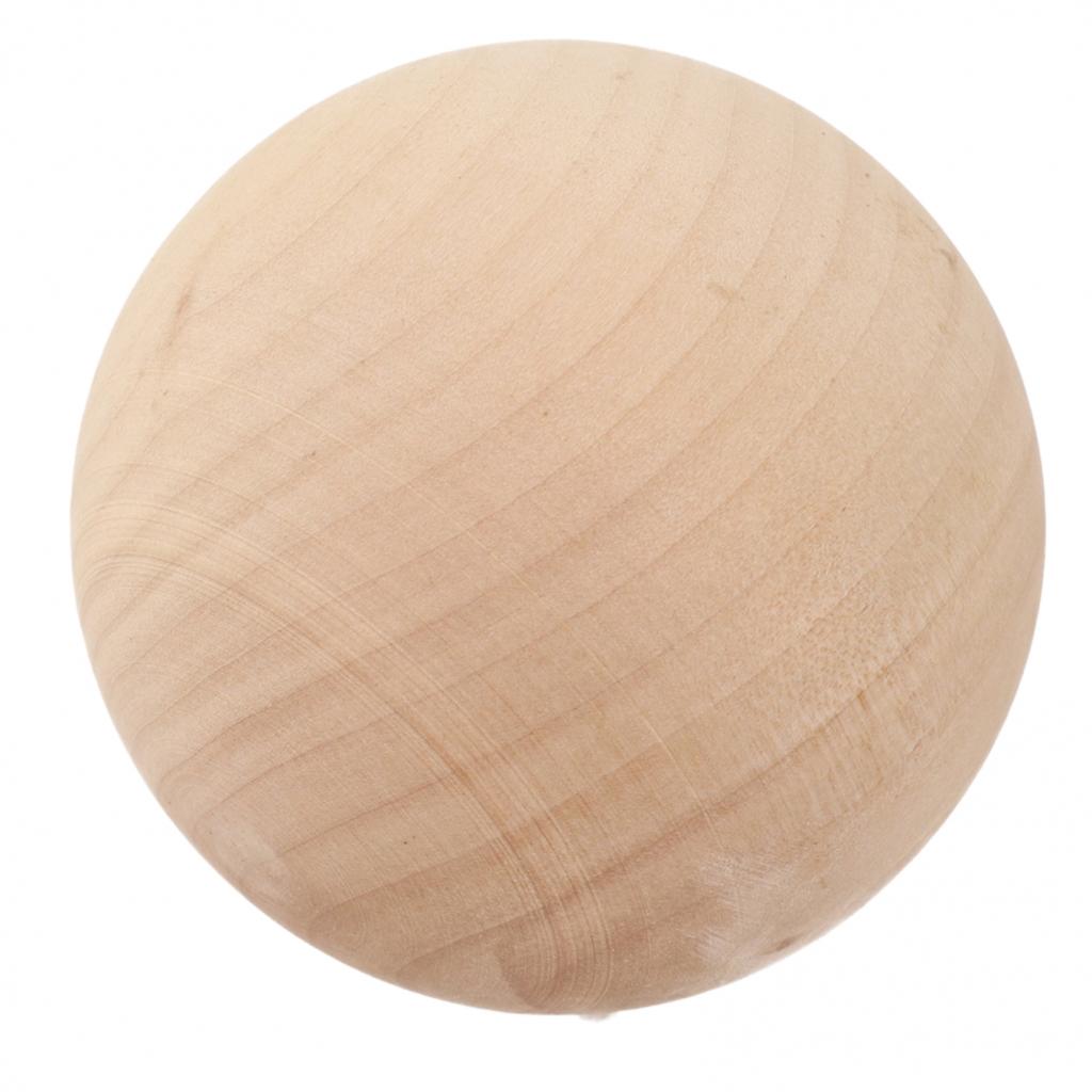 Unpainted Wooden Balls Sizes 30mm To 60mm Natural Wood Ready for Decorating