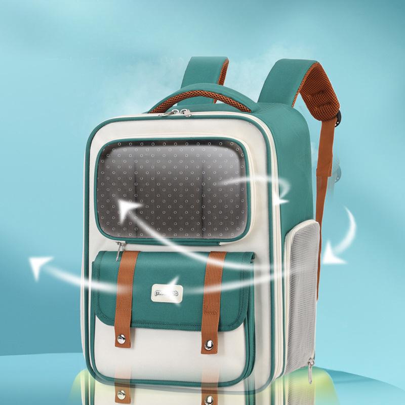 Cat Bag Outdoor Portable Pet Bag Shoulder Handheld Transparent Four Seasons Universal Cat Bag Breathable Cat Bag