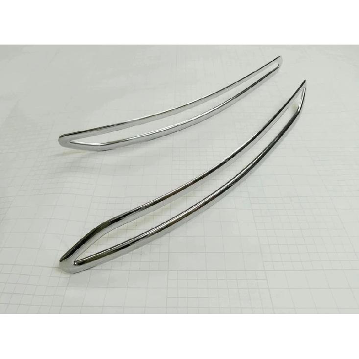 For Hyundai Elantra 2016 2017 2018 ABS Chrome Car Rear Fog Light Lamp Frame Cover Front Foglight Eyebrow Trim Decoration Sticker