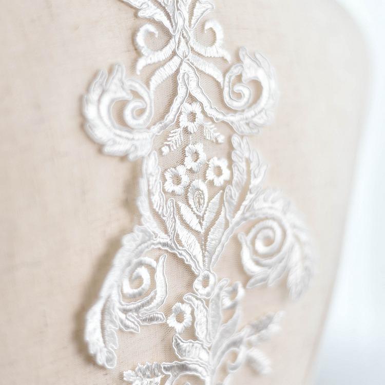 Wedding Dress Handmade Diy Flower Material Embroidered Lace