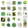 50 Sheets Fresh Four-Leaf Clover Graffiti Stickers: Cute DIY Water Bottle Decorations