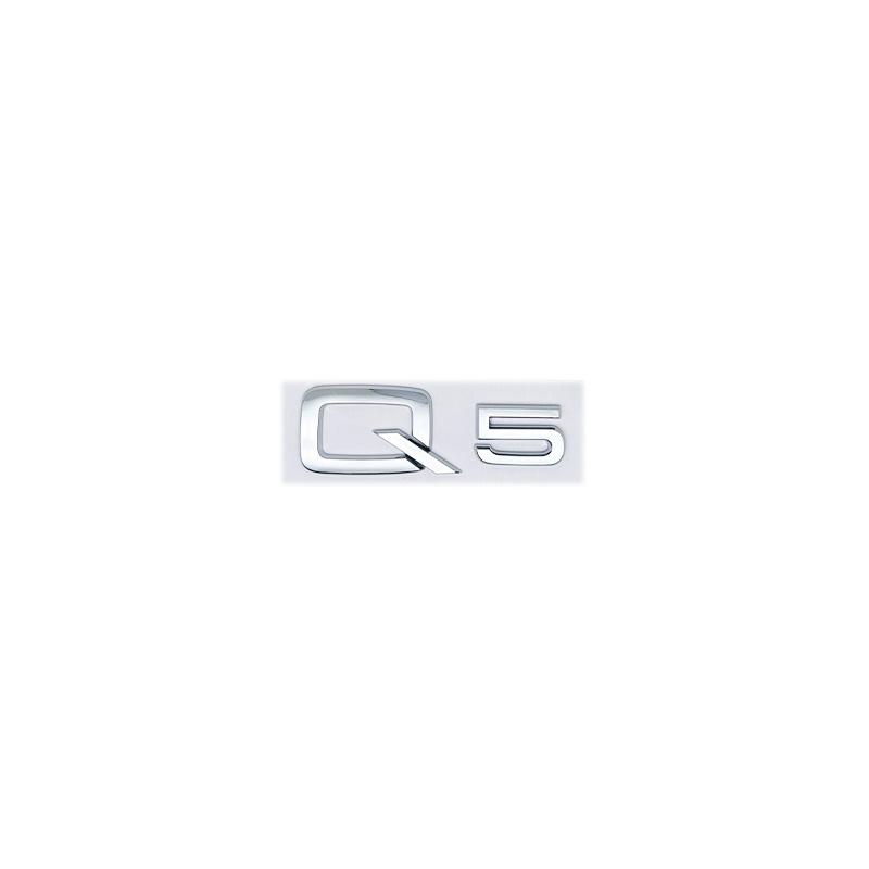 3D Black/Silver ABS Emblem for Audi Q2/Q3/Q4/Q5/Q6/Q7/Q8 - Numbers & Letters Fender/Trunk/Rear Logo Sticker