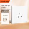 Foshan Lighting K03 Series 16A 3-Pin Wall Socket