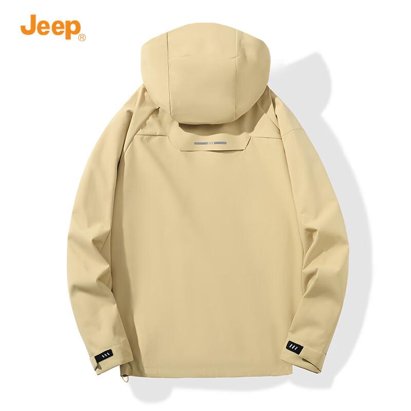 Jeep Men's Hardshell Hooded Outdoor Jacket