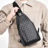 Bedruckte Umhängetasche spritzwassergeschützt lässige Umhängetasche für Arbeit Pendeln Business-Aktentasche multifunktionale Herren-Brusttasche