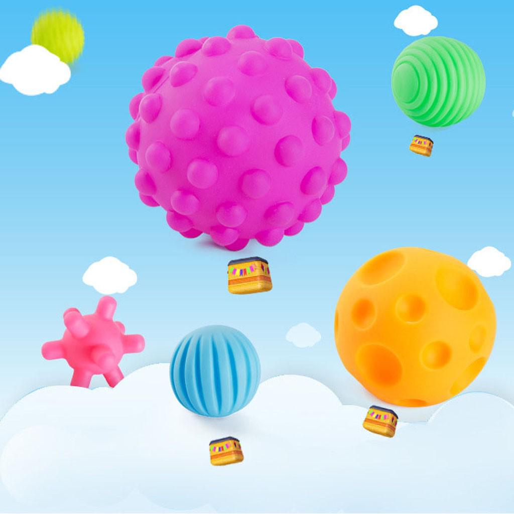Baby Toy Puzzle Tactile Multi-Texture Hand-Catch Ball Baby Training Soft Ball