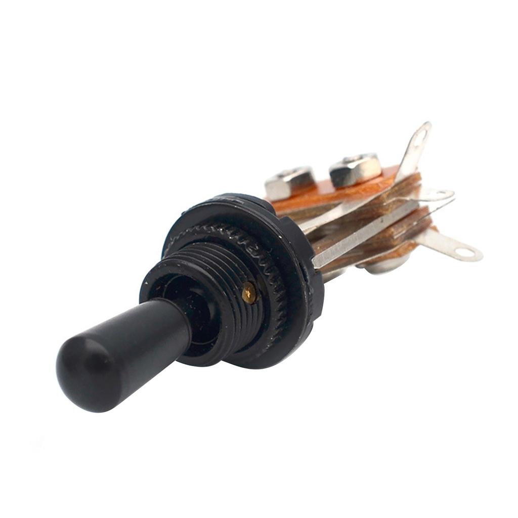 1pcs 3 Way Toggle Switch for LP Style Guitar 3 Way Guitar Switch with Tip Cap Electric Guitar Pickup Selector Switch