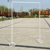 Gold Wrought Iron Square Arch Telescopic Shelf Wedding Stage Decoration