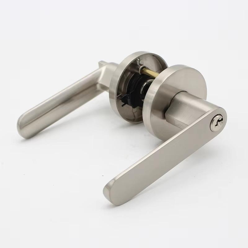Zinc Alloy American Style Privacy Handle Lock for Bathroom, Restroom, or Storage Room