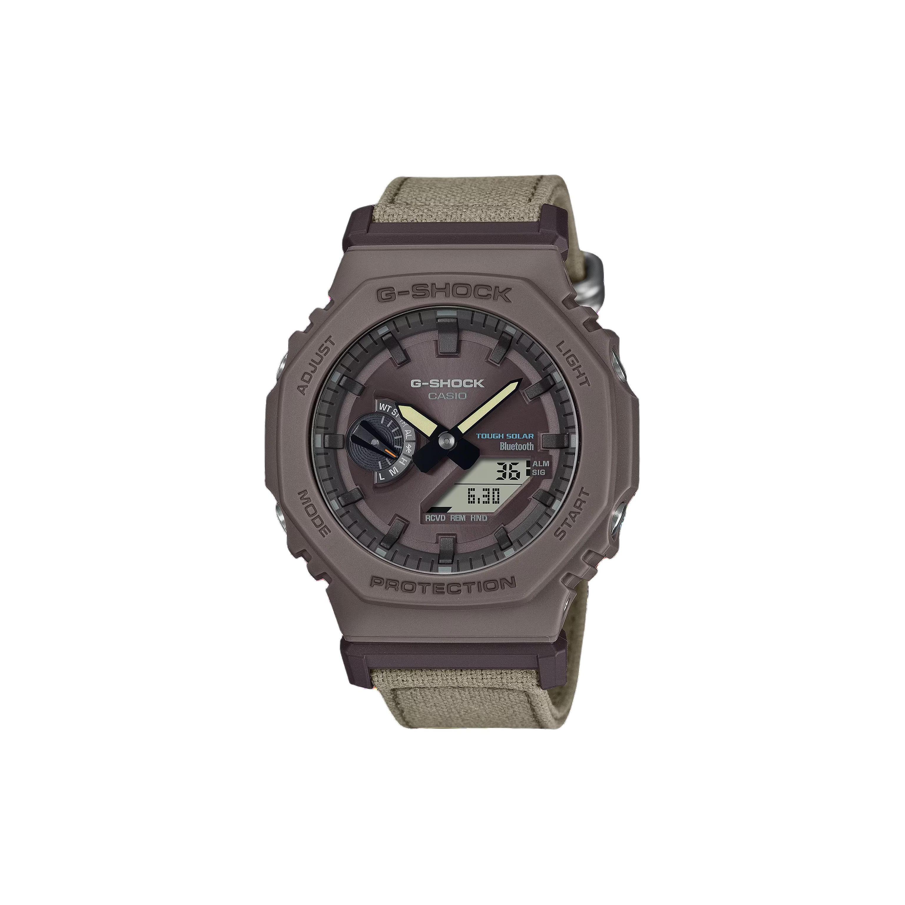 CASIO Unisex Liquid Crystal/Analog Dual Display Series Gray Watch GA-B2100CT-5AJF Gray Dial