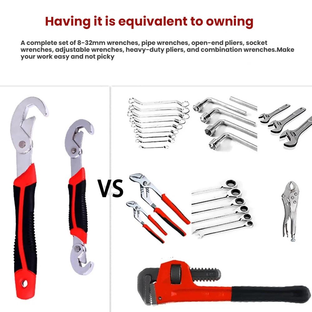 Universal wrench, multifunctional universal adjustable wrench, running river wrench, fast pipe clamp, adjustable wrench.zwq