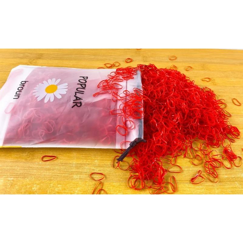 2000pcs/lot Children Transparent Hair Rubber Bands for Bracelets Baby Elastic Small Hair Tie Gum Kids Hair Beads Hair Accessorie