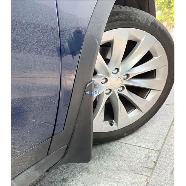 Mud Flaps For Tesla Model X 2015 2016 2017 2018   Mudflaps Splash Guards Flap Mudguards W/Clips Screws