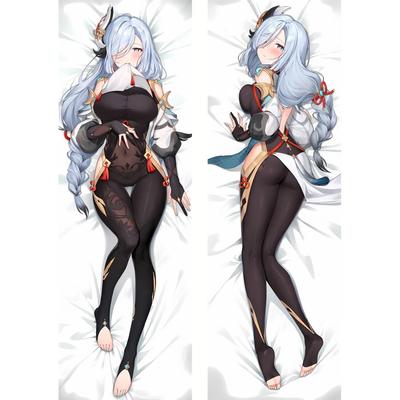 Genshin Impact Shenhe Cosply Hugging Body Kissenbezug Anime Dakimakura Kissenbezug Langer Kissenbezug