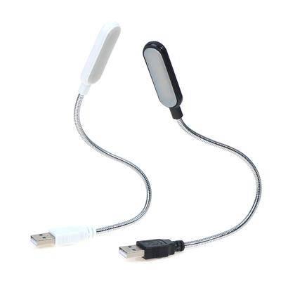 Mini laptops flexíveis usb led luz de leitura mesa lâmpada de mesa para banco de energia pc