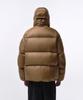 Musinsa Standard [City Leisure] Bright Hooded Down Short Padded Jacket [Desert Brown]