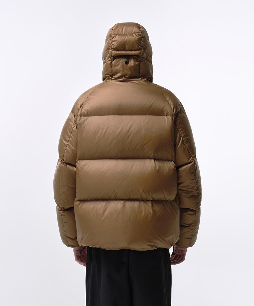 Musinsa Standard [City Leisure] Bright Hooded Down Short Padded Jacket [Desert Brown]