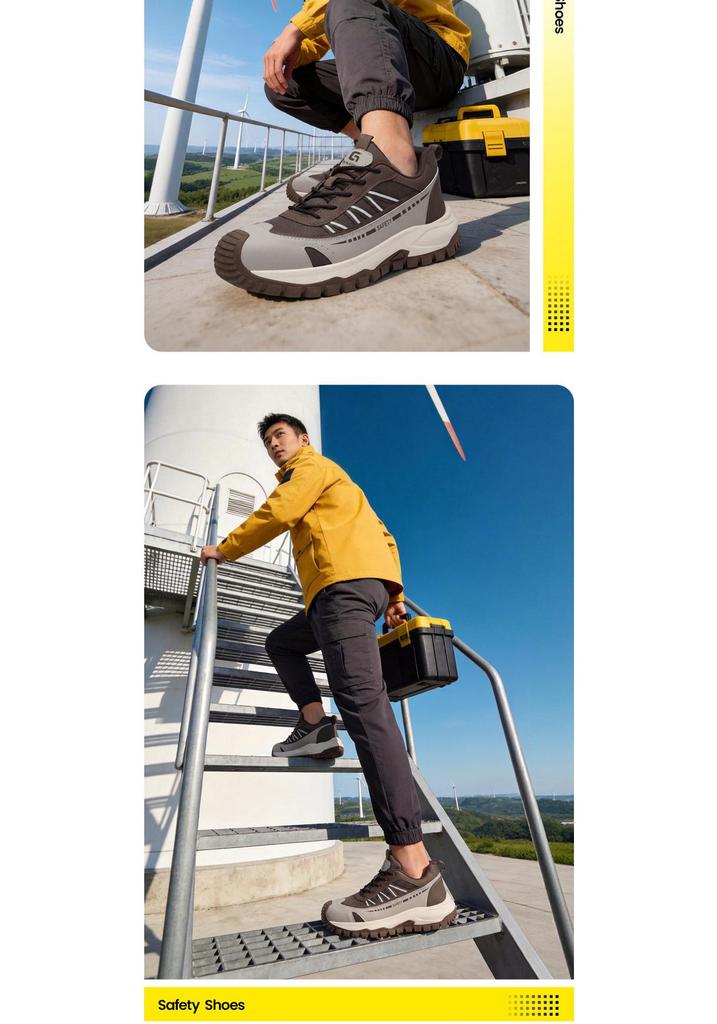 Men's Fashionable Summer Insulated 15KV Steel Toe Shoes | Comfortable & Breathable | Ideal for Electricians